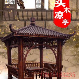 廠家定制防腐木亭子碳化木涼亭全國(guó)發(fā)貨